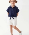 3-10 Yaş Kız Çocuk %100 Pamuk Yazlık Takım | Gömlek ve Dokuma şort