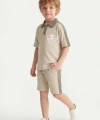 5-12 Yaş Erkek Çocuk Patlı %100 Pamuk Yazlık Takım – Rahat Kesim Günlük Şortlu Kombin