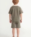 5-12 Yaş Erkek Çocuk Oversize Yakalı %100 Pamuk Yazlık Takım – Rahat Günlük Şortlu Kombin