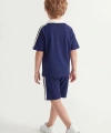 5-12 Yaş Erkek Çocuk Oversize Yakalı %100 Pamuk Yazlık Takım – Rahat Günlük Şortlu Kombin