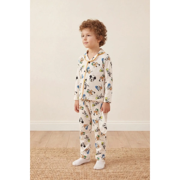 3–10 Yaş Çocuk Pijama Takımı | Göz Bantlı | Rahat & Nefes Alan