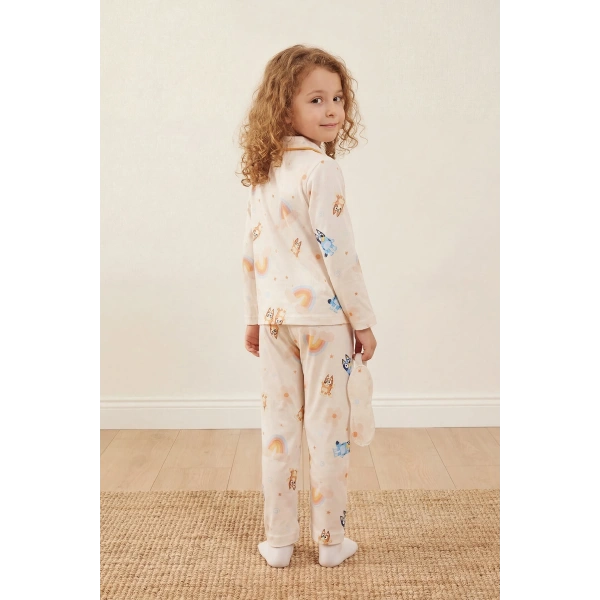 3–10 Yaş Çocuk Pijama Takımı | Göz Bantlı | Rahat & Nefes Alan