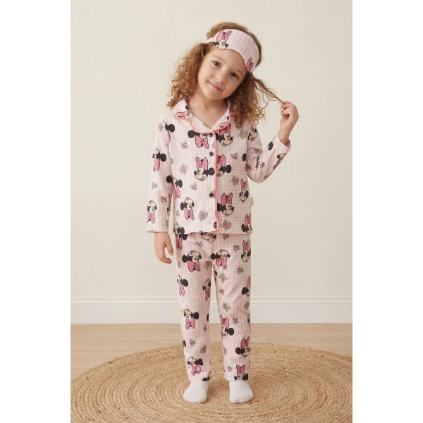 3–10 Yaş Çocuk Pijama Takımı | Göz Bantlı | Rahat & Nefes Alan