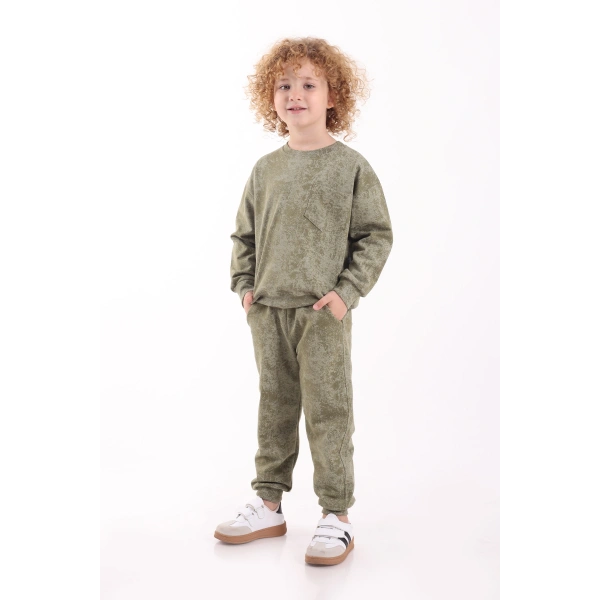 3-4-5-6 yaş cep detaylı iki iplik mevsimlik alt üst ikili eşofman takım(tam beden alınız)