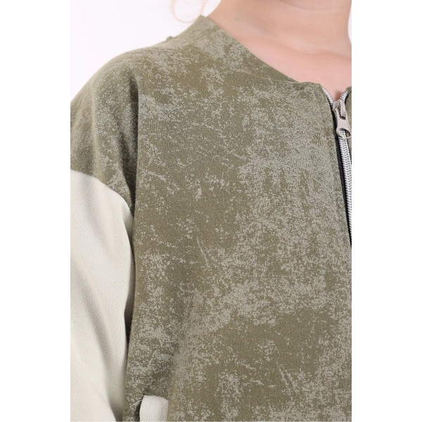 3-4-5-6 Yaş Erkek Çocuk Fermuarlı Mevsimlik Iki Iplik Alt Üst Ikili Eşofman Takım(TAM BEDEN ALINIZ)