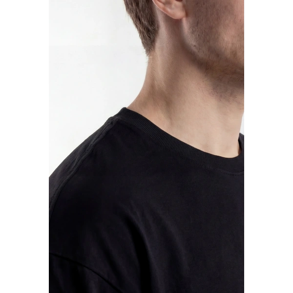 Erkek Basic Tişört %100 Pamuk Fit kalıp Günlük Spor T-Shirt