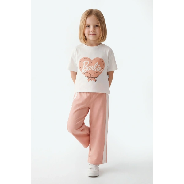 4-10 Yaş Kız Çocuk %100 Pamuk Yazlık Takım | Oversize Tişört ve Rahat Kesim Pantolon