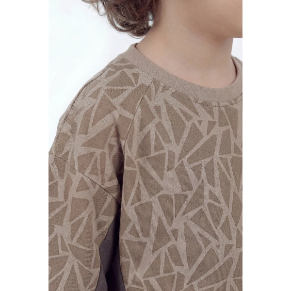 5-12 Yaş Erkek Çocuk Oversize %100 Pamuk Yazlık Takım – Rahat Kesim Günlük Şortlu Kombin