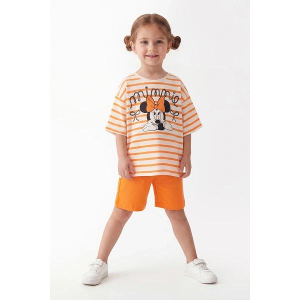 3-10 Yaş Kız Çocuk %100 Pamuk Yazlık Takım | Oversize Tişört ve Şort