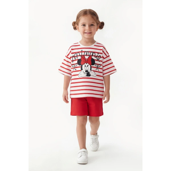 3-10 Yaş Kız Çocuk %100 Pamuk Yazlık Takım | Oversize Tişört ve Şort