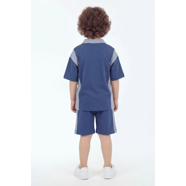 5-12 Yaş Erkek Çocuk Oversize %100 Pamuk Yazlık Takım – Rahat Kesim Günlük Şortlu Kombin