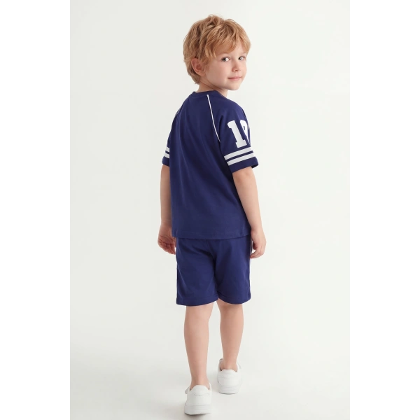 5-12 Yaş Erkek Çocuk Oversize %100 Pamuk Yazlık Takım – Rahat Kesim Günlük Şortlu Kombin
