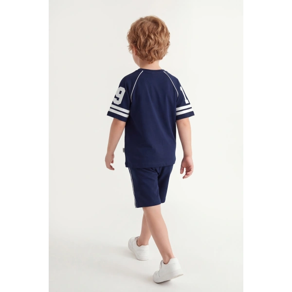 5-12 Yaş Erkek Çocuk Oversize %100 Pamuk Yazlık Takım – Rahat Kesim Günlük Şortlu Kombin