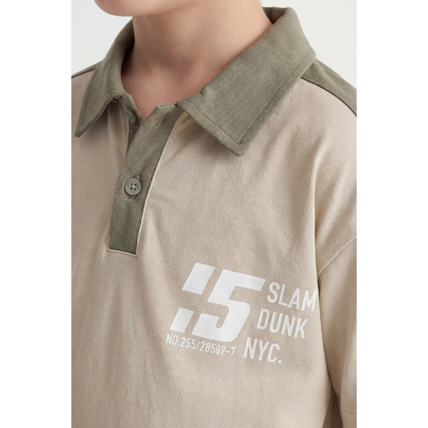 5-12 Yaş Erkek Çocuk Patlı %100 Pamuk Yazlık Takım – Rahat Kesim Günlük Şortlu Kombin