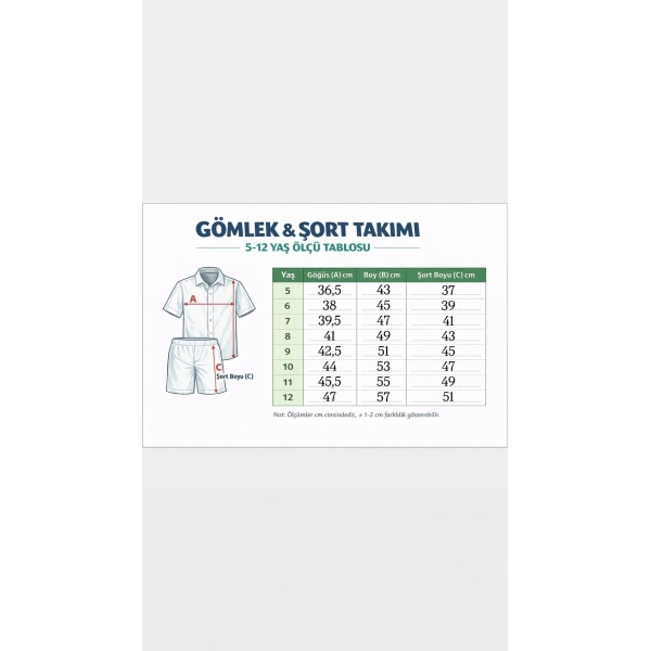 5-12 Yaş Erkek Çocuk 3lü Ekose Gömlekli Şort Takım | %100 Pamuk Tişörtlü Yazlık Kombin