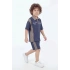 5-12 Yaş Erkek Çocuk Oversize %100 Pamuk Yazlık Takım – Rahat Kesim Günlük Şortlu Kombin