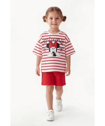 3-10 Yaş Kız Çocuk %100 Pamuk Yazlık Takım | Oversize Tişört ve Şort