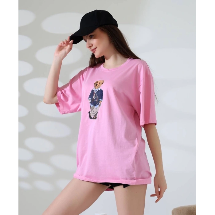 petite ateiler Ayıcıklı oversize tişört