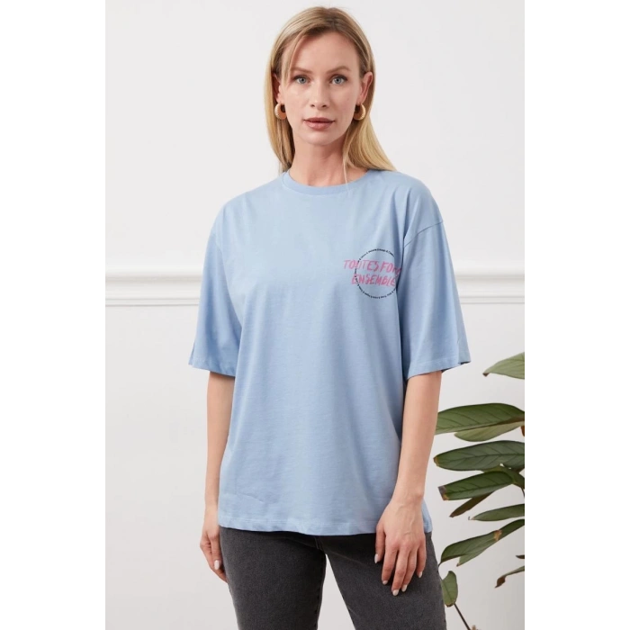 petite ateiler Baskılı tişört mavi