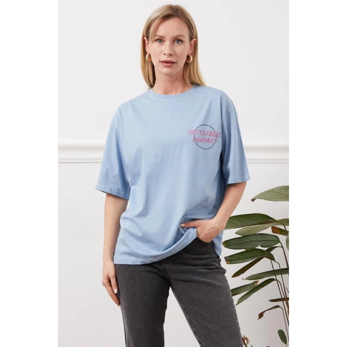 petite ateiler Baskılı tişört mavi