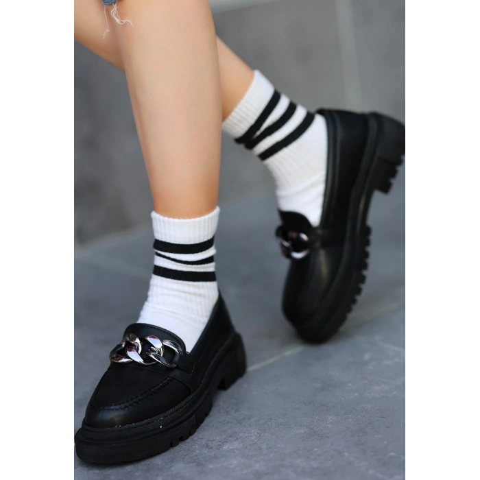 petite ateiler Biga Siyah Cilt  Ayakkabı