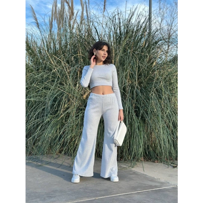 petite ateiler Bol paça altüst takım gri w1197