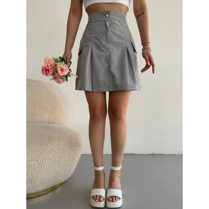 petite ateiler Cepli paraşüt etek s241021