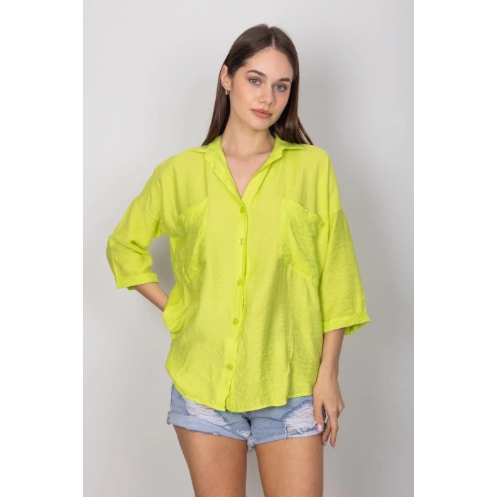 petite ateiler Cepli salaş gömlek t1010