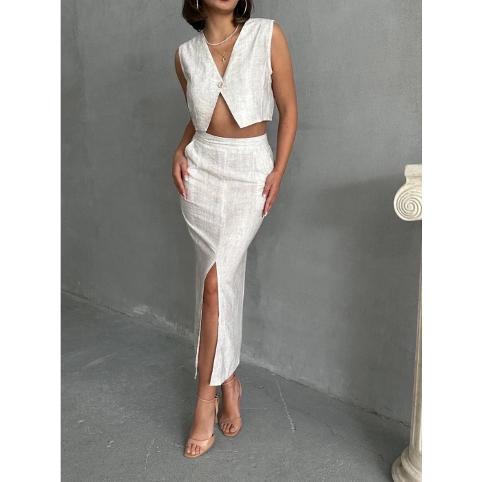 petite ateiler Çilek takım etek yelek