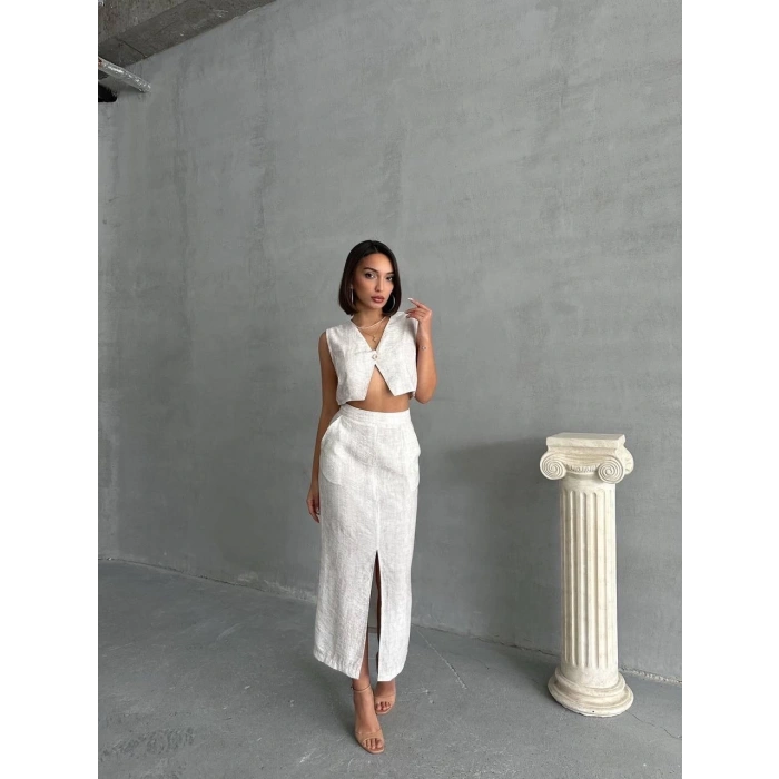 petite ateiler Çilek takım etek yelek