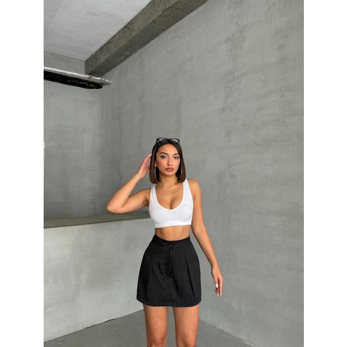 petite ateiler Çizgili şort etek