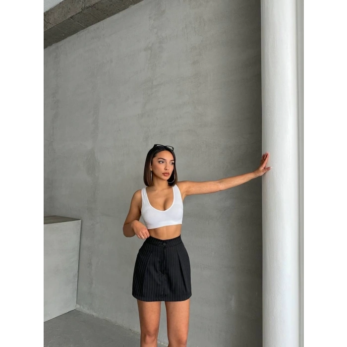 petite ateiler Çizgili şort etek