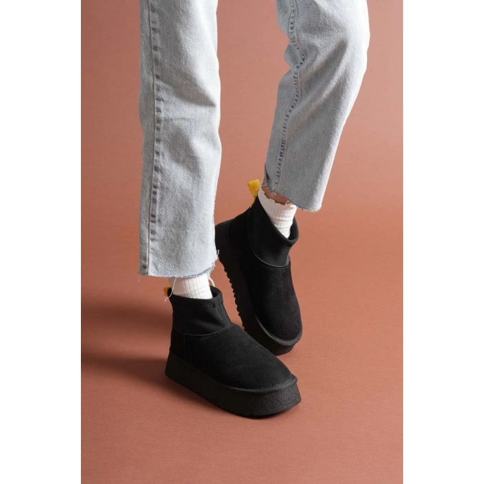 petite ateiler Cuen Siyah Süet Bot