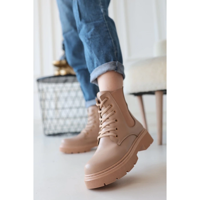 petite ateiler Daum Nude Cilt Bağcıklı Bot