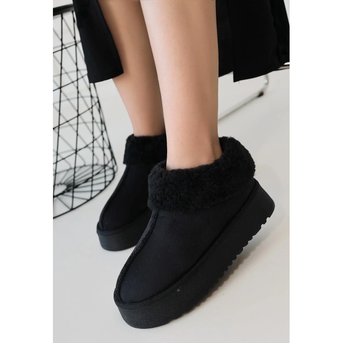 petite ateiler Edali Siyah Süet Bot