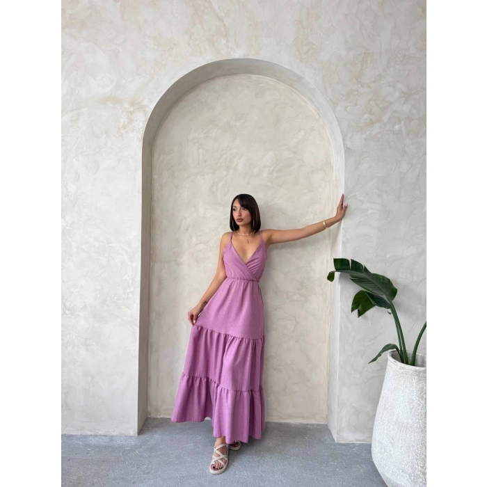 petite ateiler Fırfırlı katlı elbise s255049