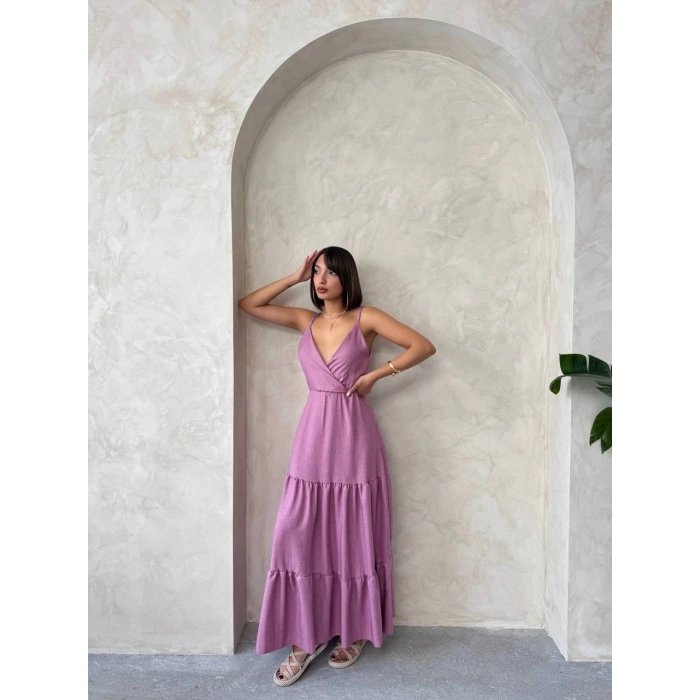 petite ateiler Fırfırlı katlı elbise s255049