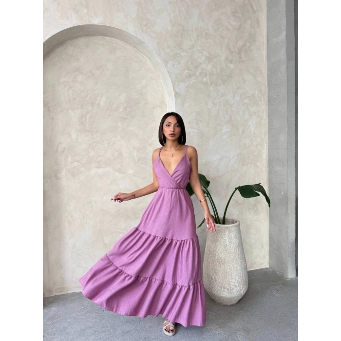 petite ateiler Fırfırlı katlı elbise s255049