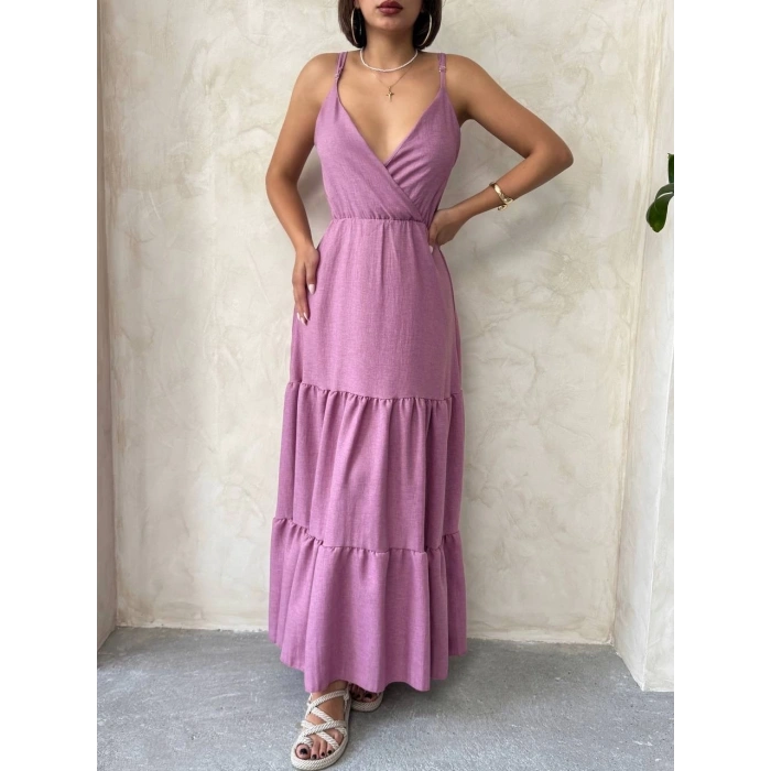 petite ateiler Fırfırlı katlı elbise s255049