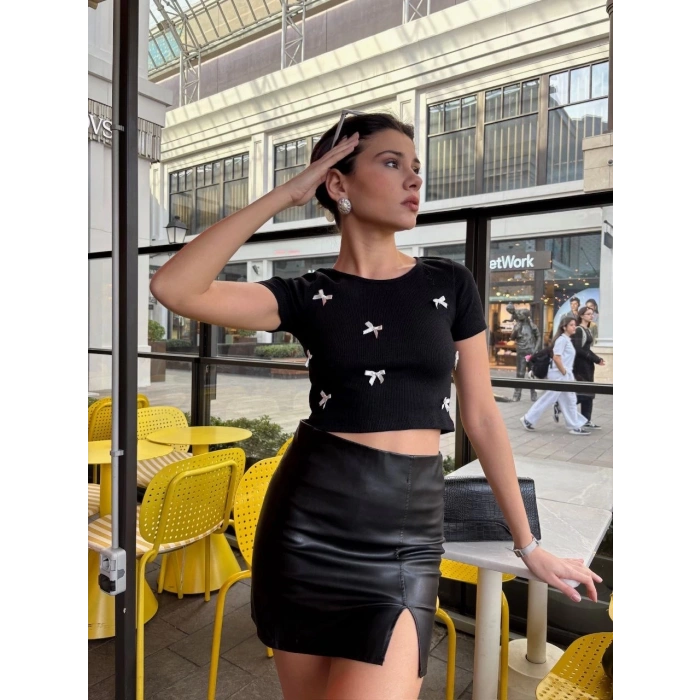 petite ateiler Fiyonklu bluz