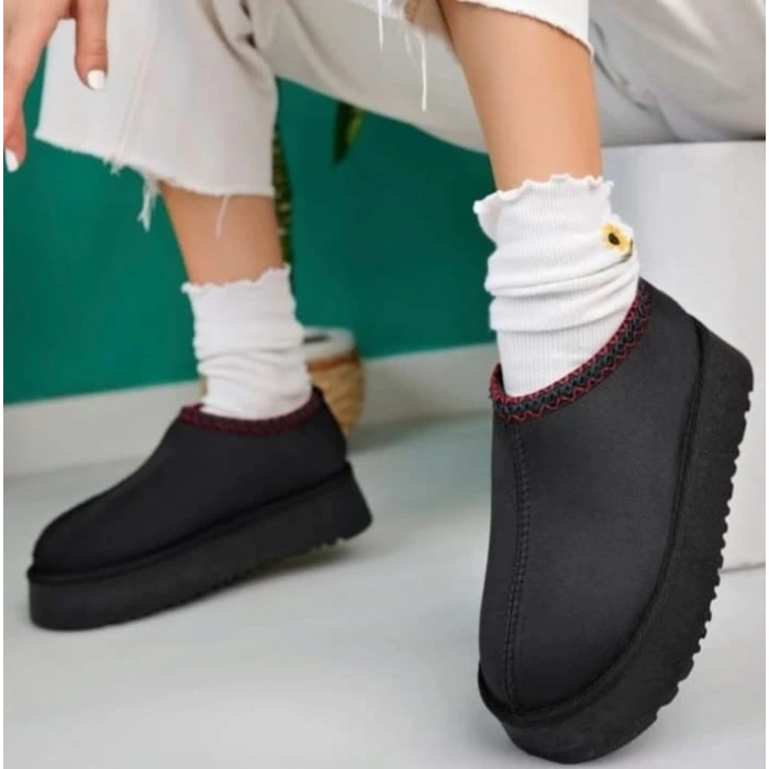 petite ateiler Foyk Siyah Süet Bot