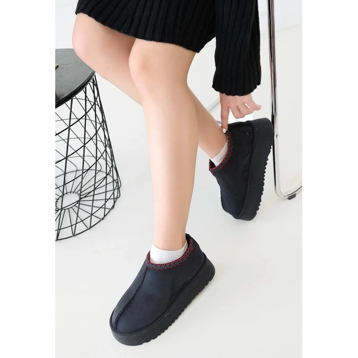 petite ateiler Foyk Siyah Süet Bot