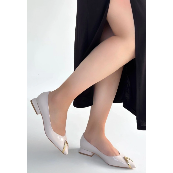 petite ateiler Goes Bej Rugan Babet Ayakkabı