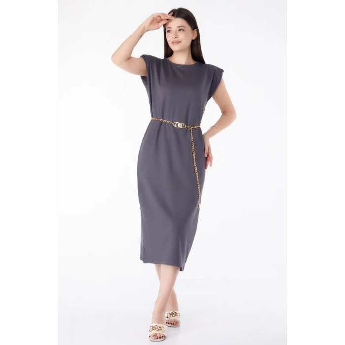 petite ateiler Jile elbise antrasit