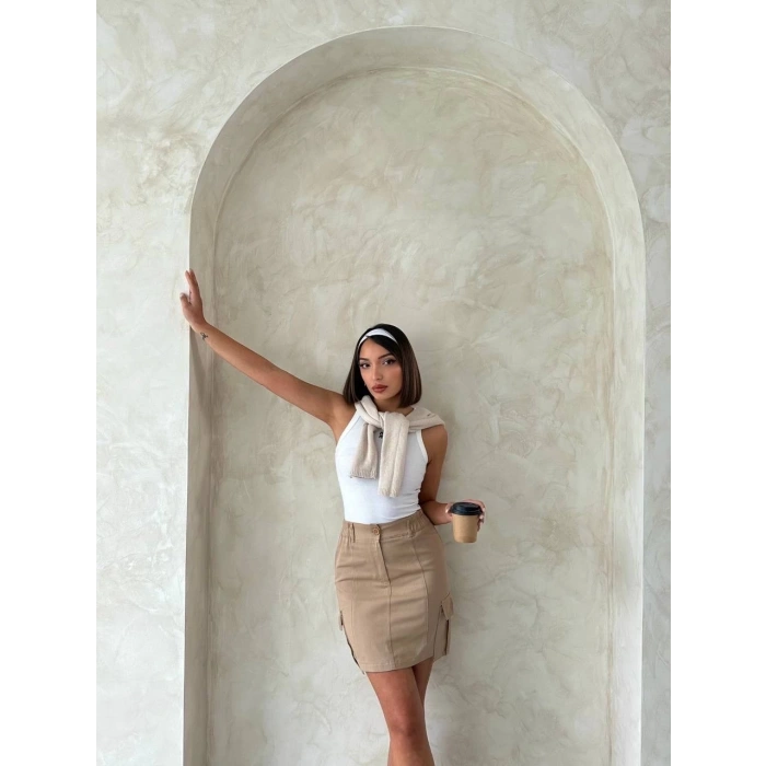 petite ateiler Kargo cep mini etek