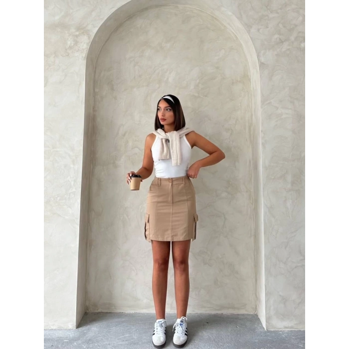 petite ateiler Kargo cep mini etek