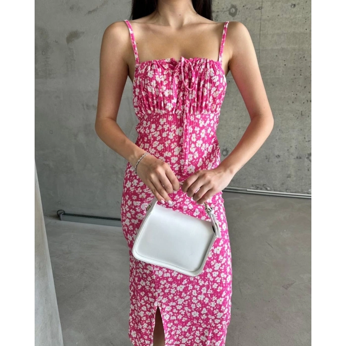 petite ateiler Kaşkorse Desenli askılı elbise