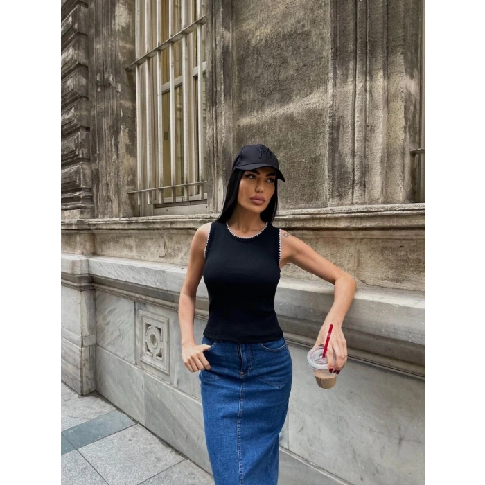 petite ateiler Kaşkorse kumaş bluz