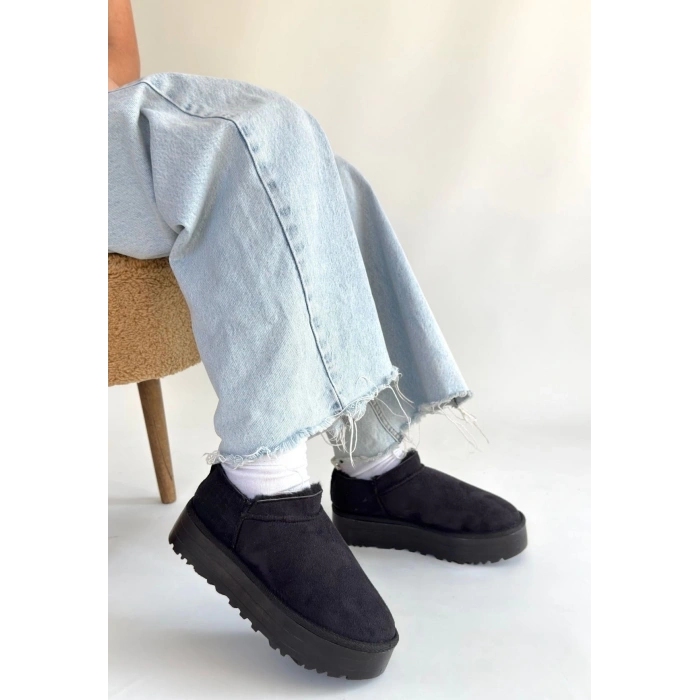 petite ateiler Mitay Siyah Süet Bot