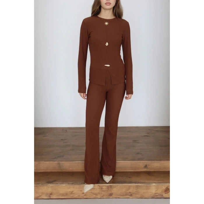 petite ateiler Ottoman alt üst takım kahve pt510442